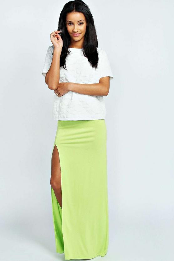 Soraya Thigh High Split Maxi Skirt